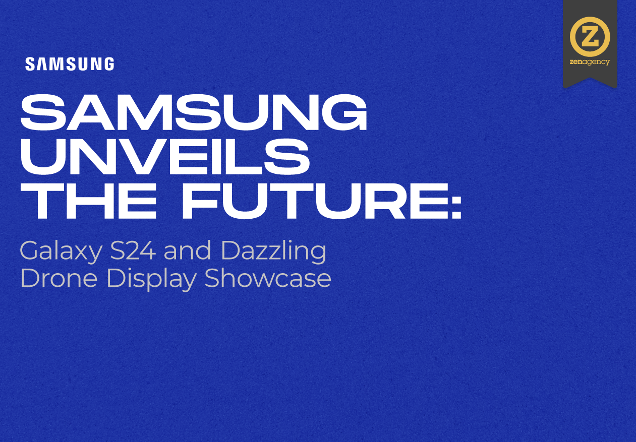 Samsung Unveils the Future: Galaxy S24 and Dazzling Drone Display Showcase